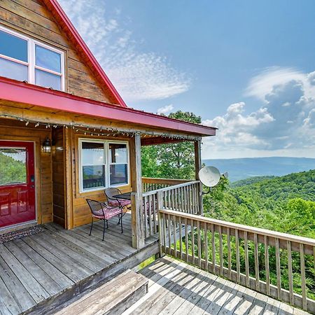 Warm And Cozy Cabin With Deck On Top Of The Blue Ridge Fancy Gap Exteriör bild
