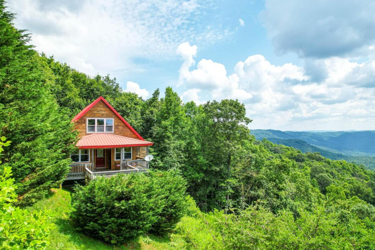 Warm And Cozy Cabin With Deck On Top Of The Blue Ridge Fancy Gap Exteriör bild